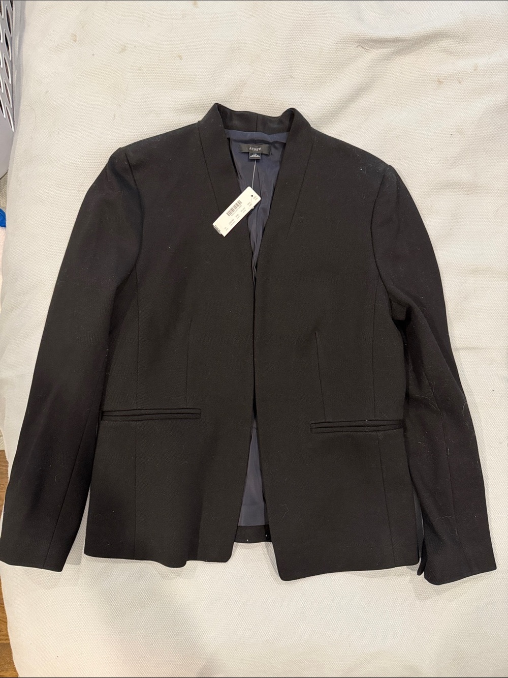 J. Crew Black Open-Front Women's Blazer